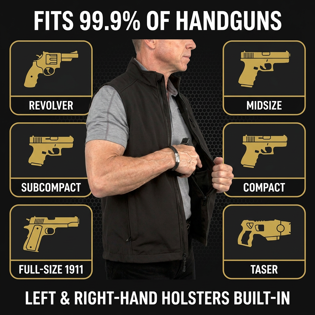 Wedjat® Premium Concealed Carry Vest